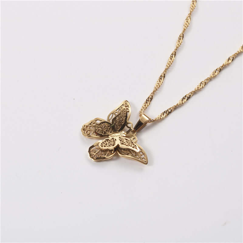 Fashion Simple Butterfly Necklace For Women - Taper Supplies